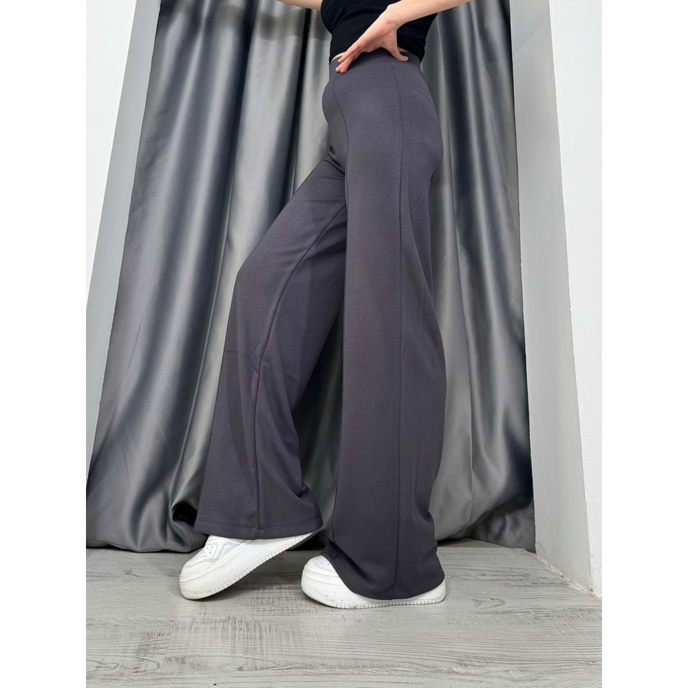 Oysho Çımalı Salaş Pantolon 25272 - Füme - S - AZRA05088-Füme-S