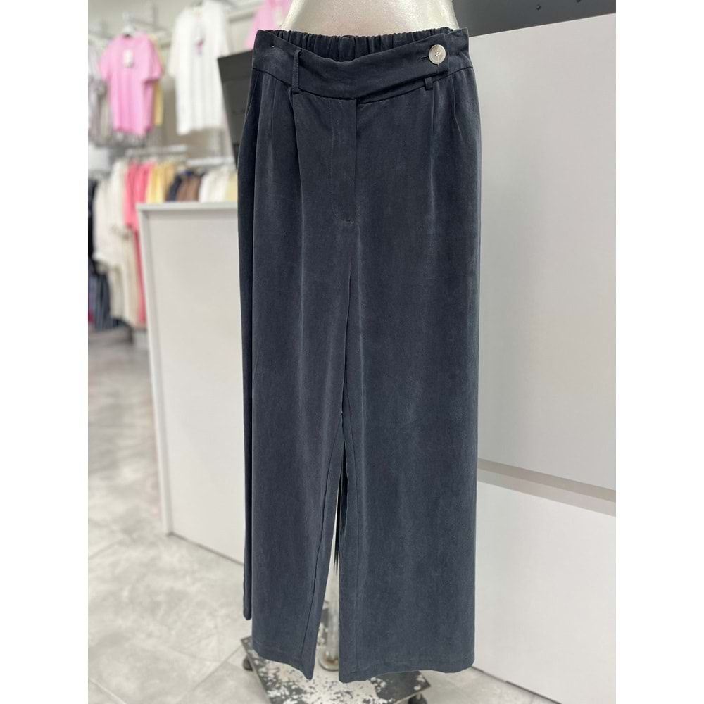 İkoll Modal Kemer Detaylı Pantolon 32815 - Siyah - M - AZRA05499-46064