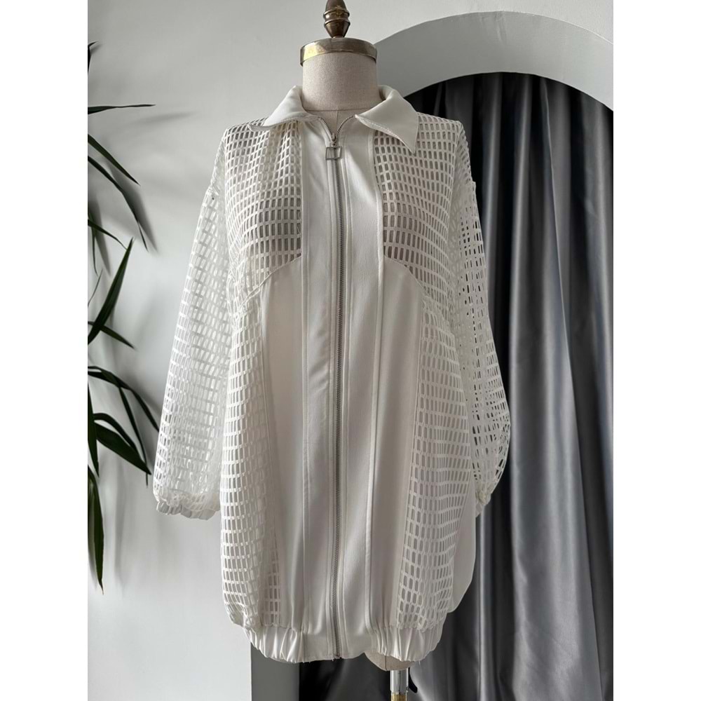 File Detaylı Kap 140123 - Beyaz - 38 - AZRA05738-47294