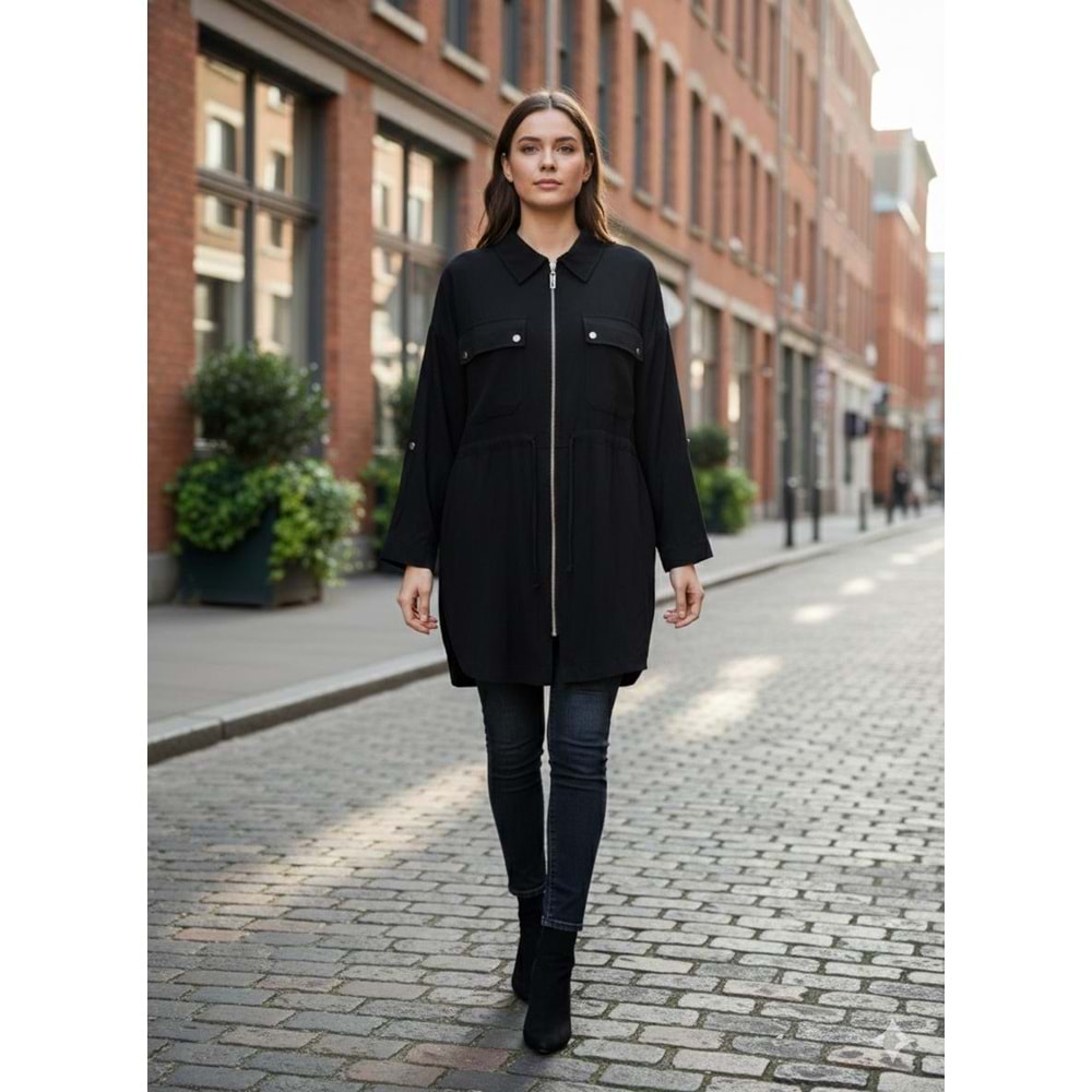 Torba Cepli Kısa Kap 16606 - Siyah - TEK BEDEN