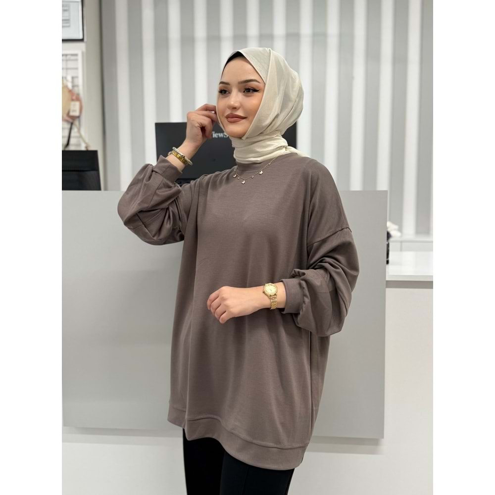 Düz Salaş Oysho Tunik 817 - Vizon - S-M