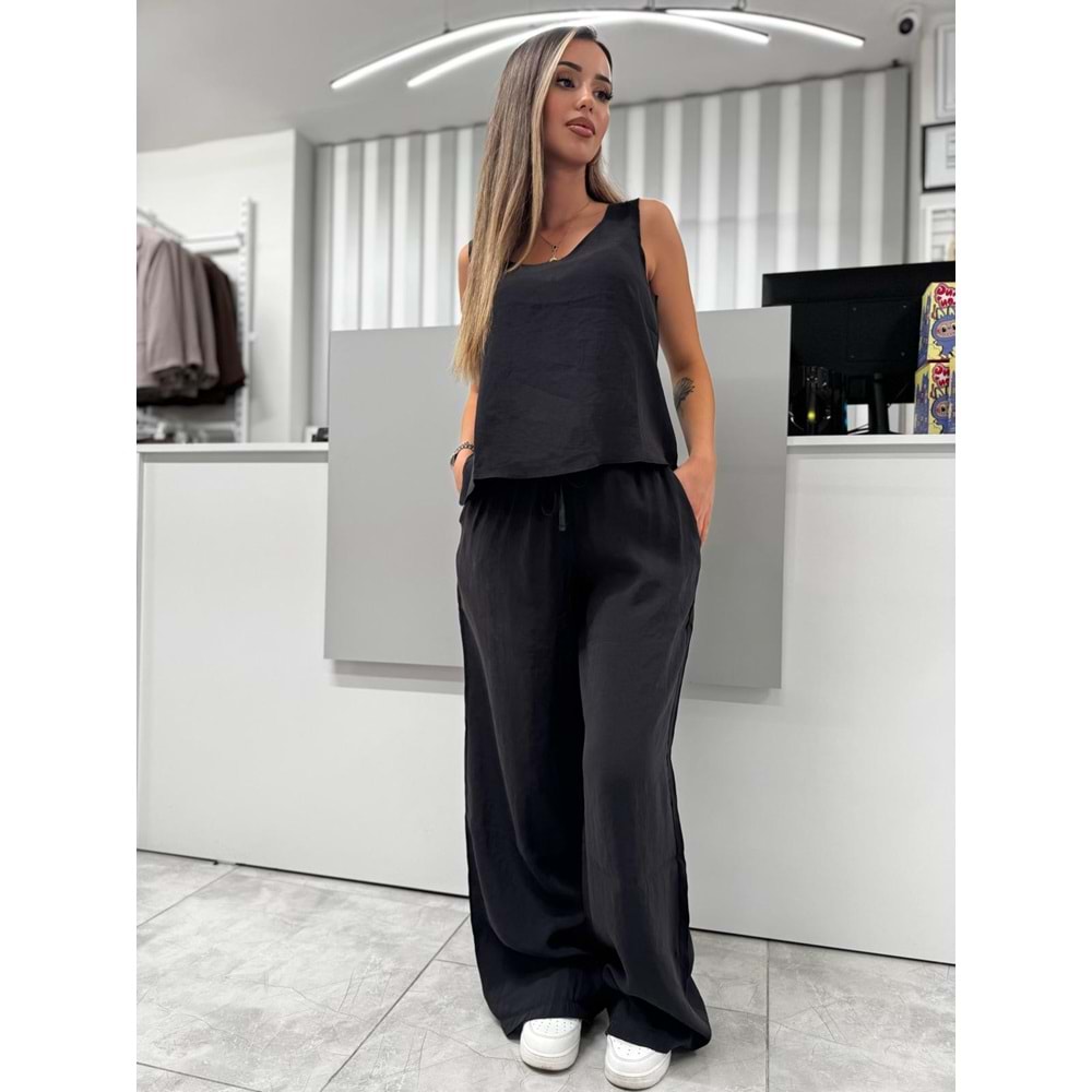 Modal Kumaş Takım 25893 - Siyah - S