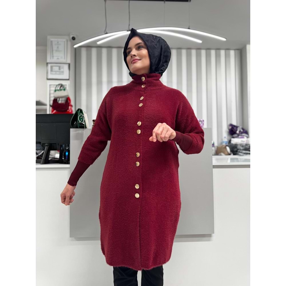 Sakal Hırka 1418 - Bordo - TEK BEDEN