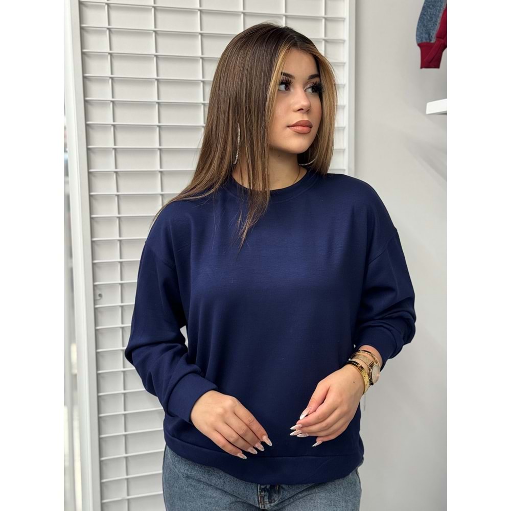 Parçalı Sweat 1595 - Lacivert - L-XL