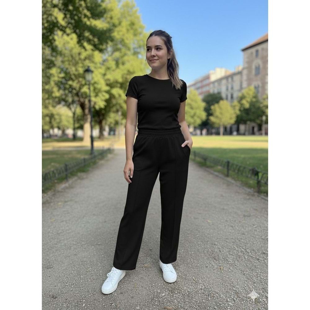 Scuba Pantolon 1004 - Siyah - S-M