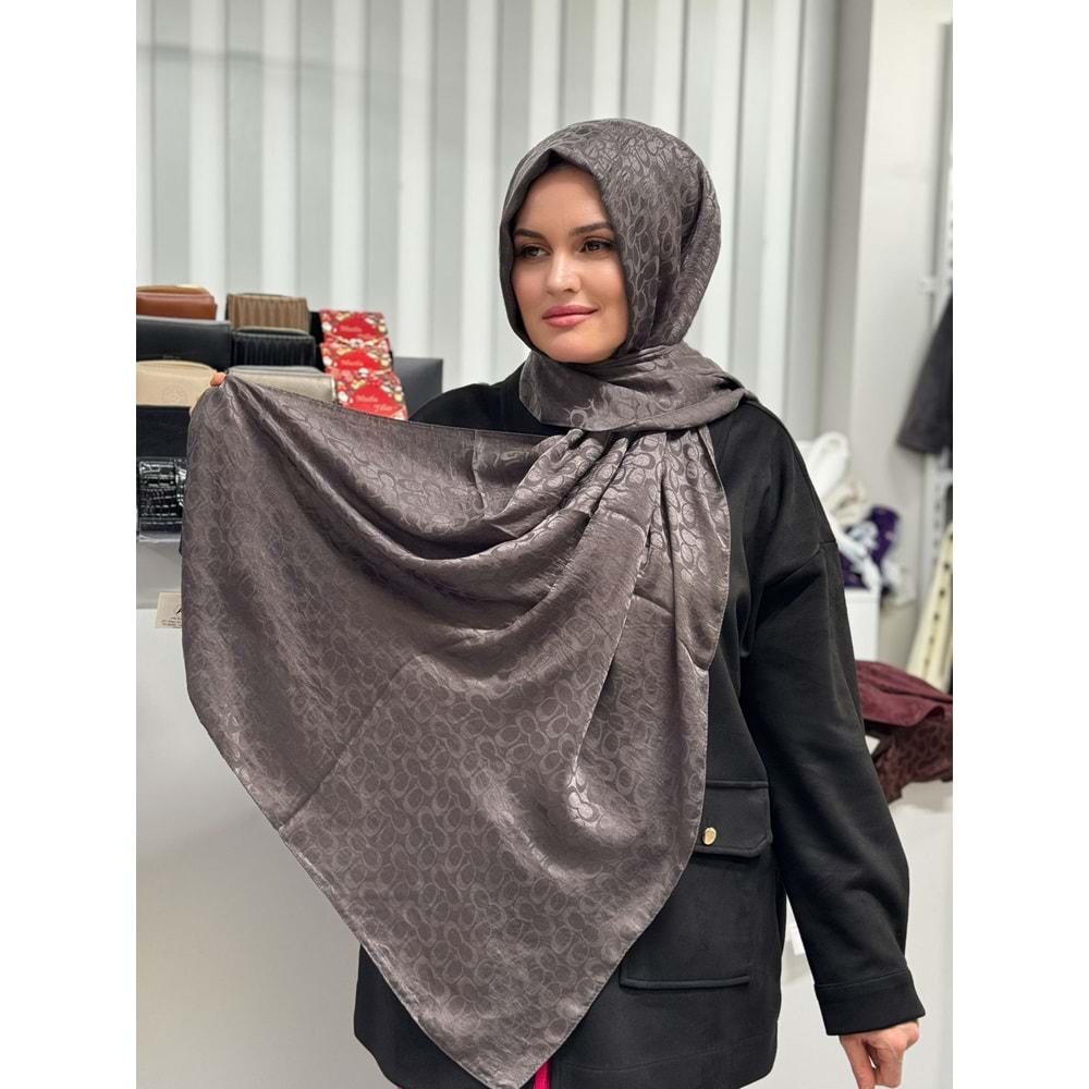 Çift C Desen Şal 1350 - Gri - TEK BEDEN - AZRA07684-60079