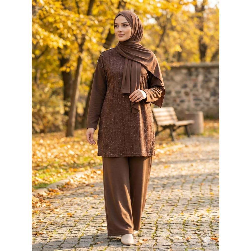 İpek Qupra Detaylı Takım 8187 - Siyah - S-M