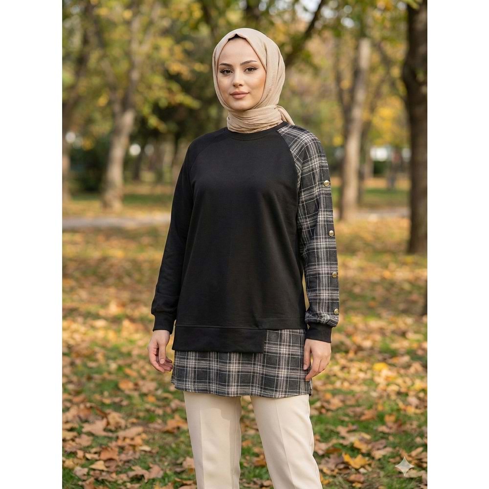 Garnili Oysho Tunik 26838 - Siyah - S-M