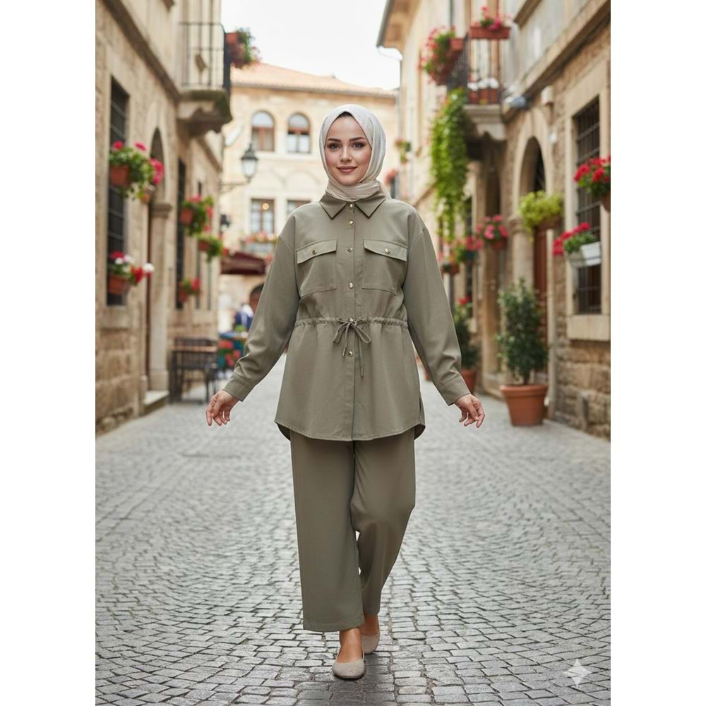 Beli Kordonlu Takım 267308 - Haki - M