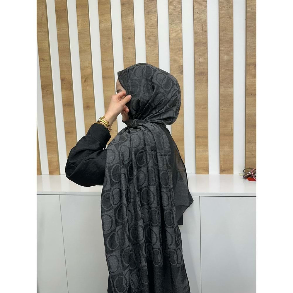 Marka Muadili Şal 1104 - Antrasit - TEK BEDEN