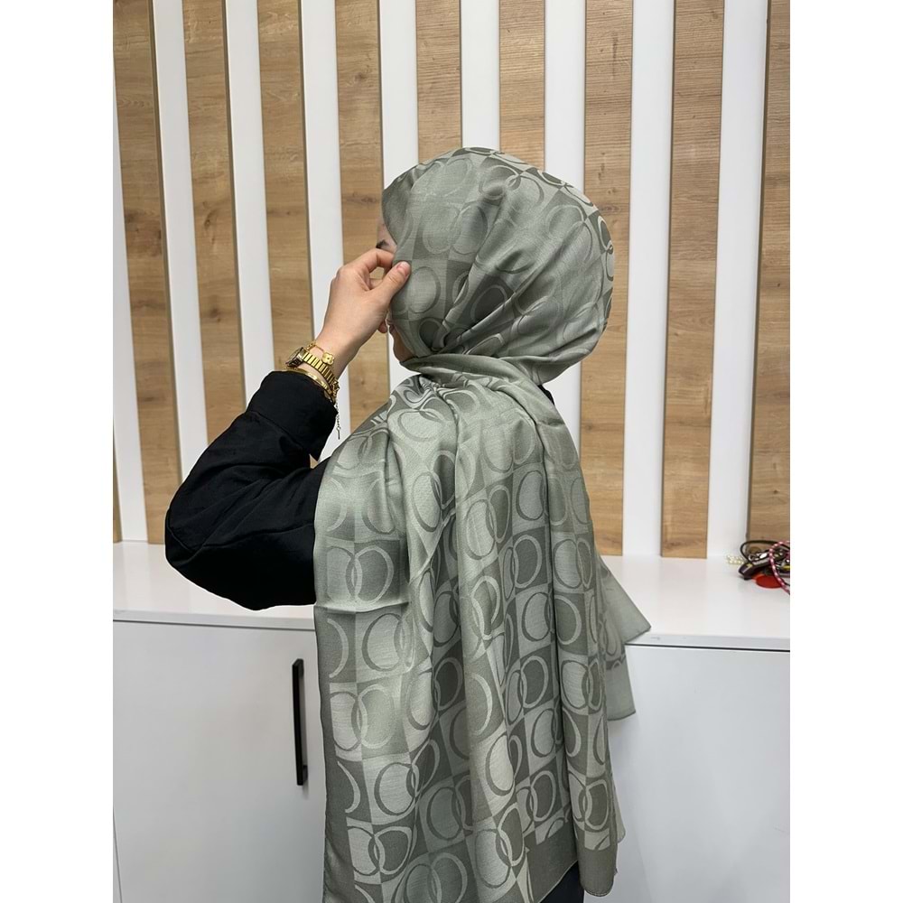 Marka Muadili Şal 1104 - Mint Yeşili - TEK BEDEN