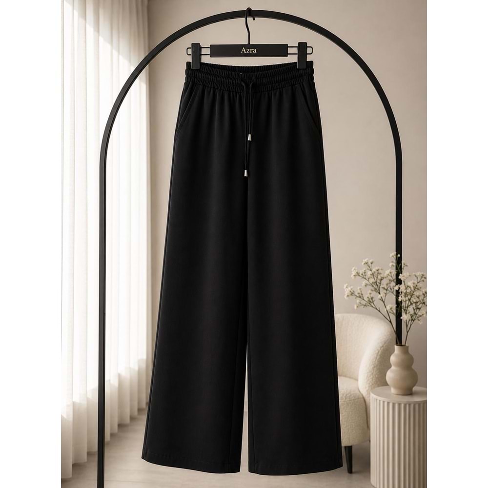 Modal Tensel Pantolon 1278 - Siyah - M