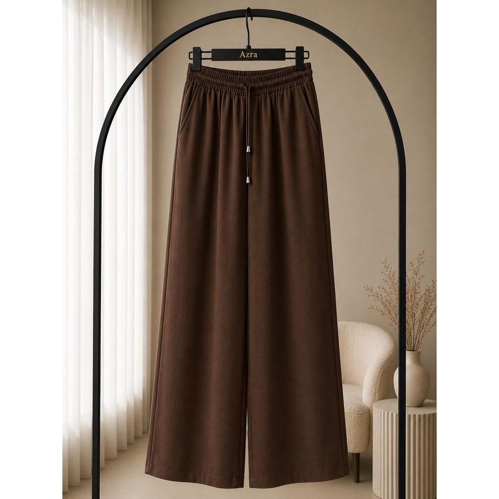 Modal Tensel Pantolon 1278 - Acı Kahve - L