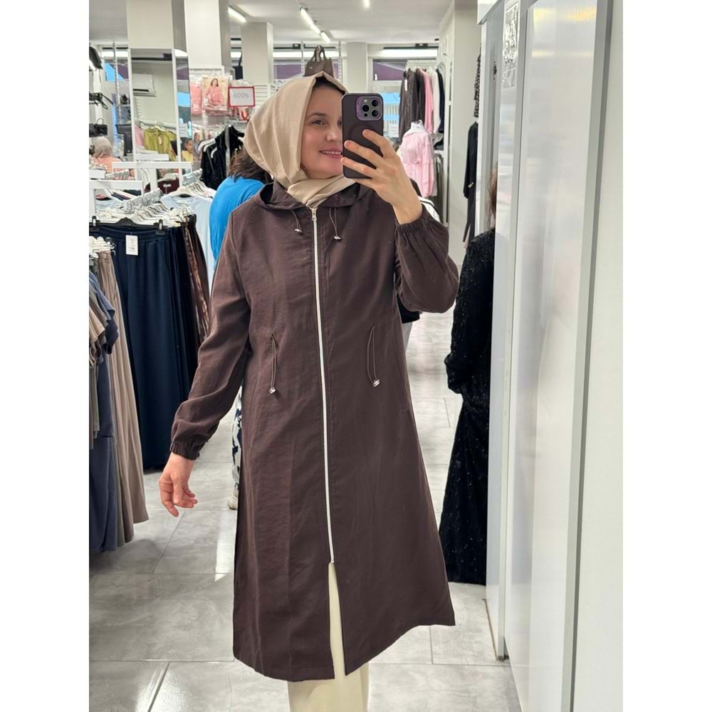 Beli Sıkmalı Modal Kap 1929 - Acı Kahve - S-M