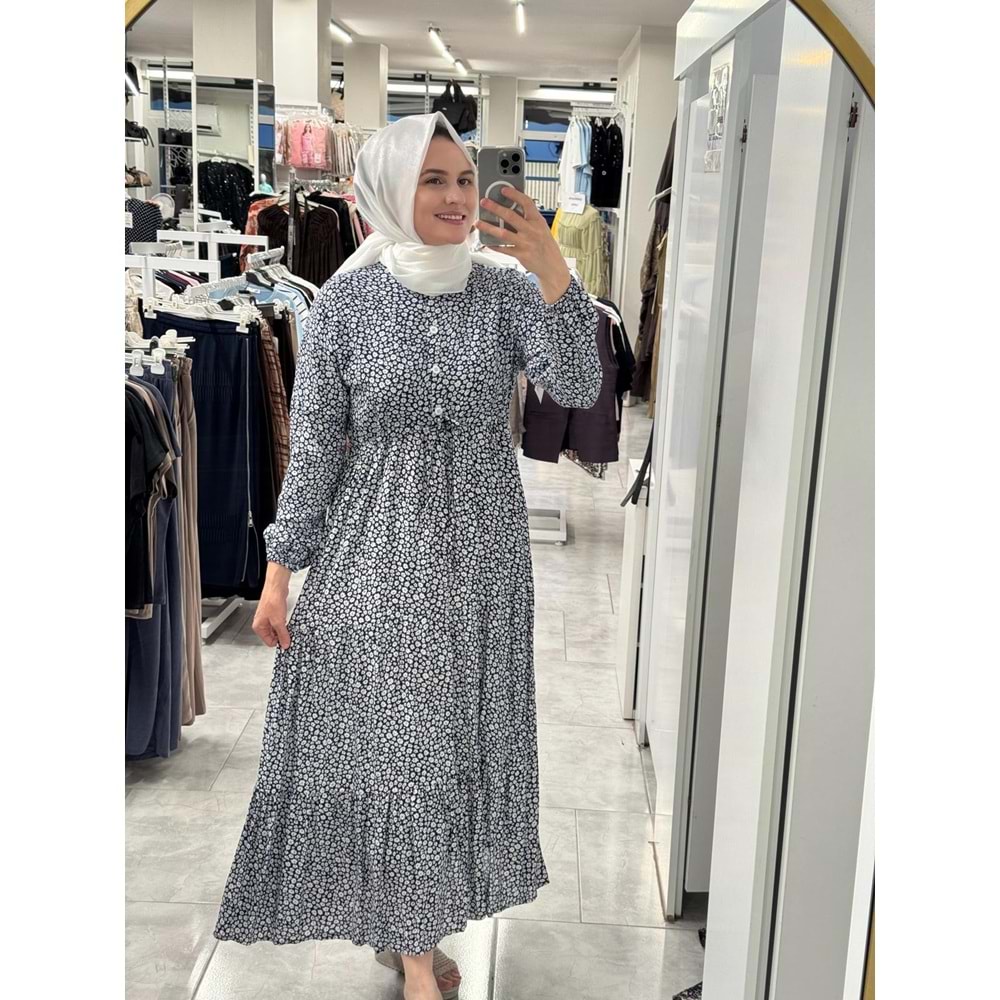Minik Çıtır Elbise 1104 - Lacivert - 50-52