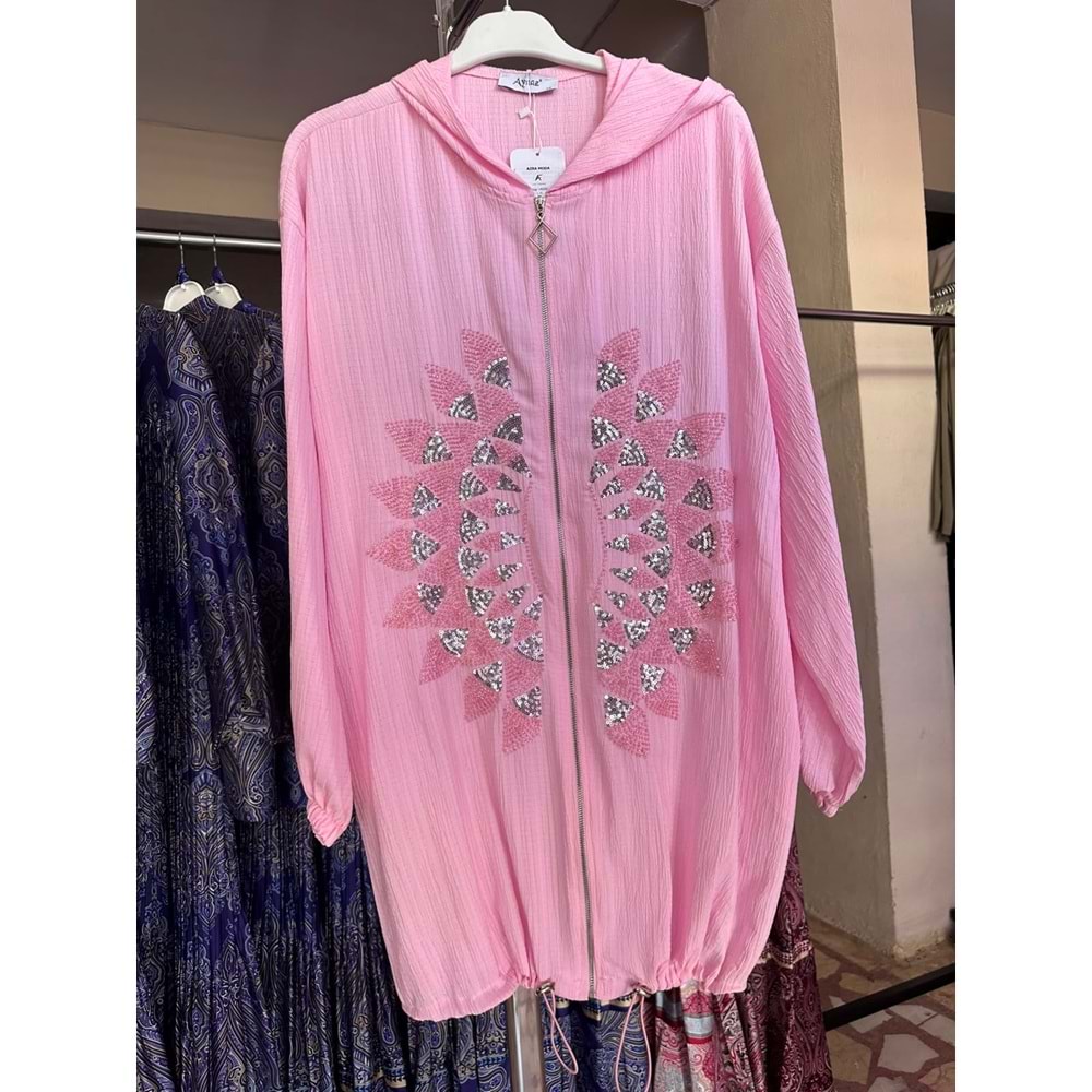 Pullu Kap 140282 - Pembe - S-M