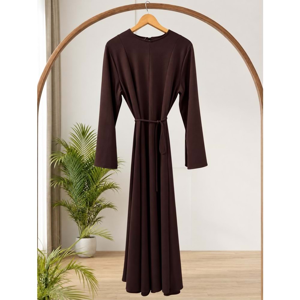 Oysho Parçalı Elbise 2007 - Acı Kahve - L-XL