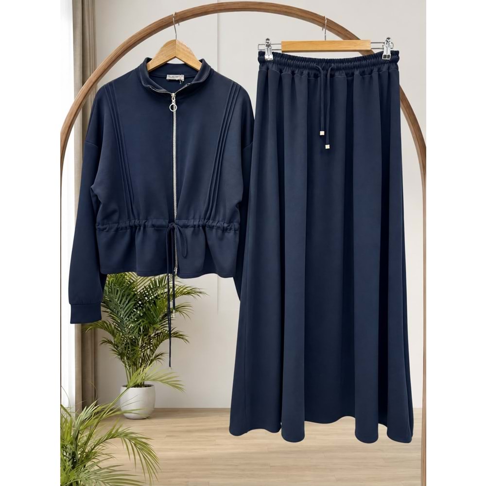 Çımalı Etekli Takım 1673 - Lacivert - L-XL