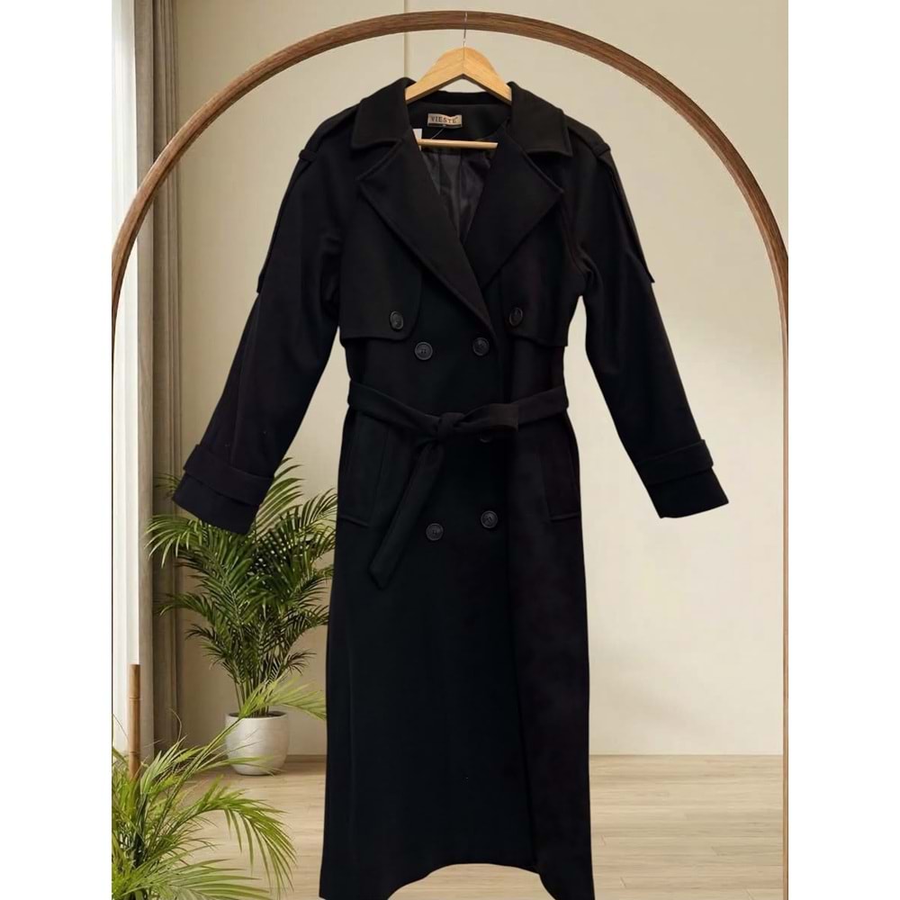 Kaşe Kaban 9025 - Siyah - 40 - AZRA09122-71272