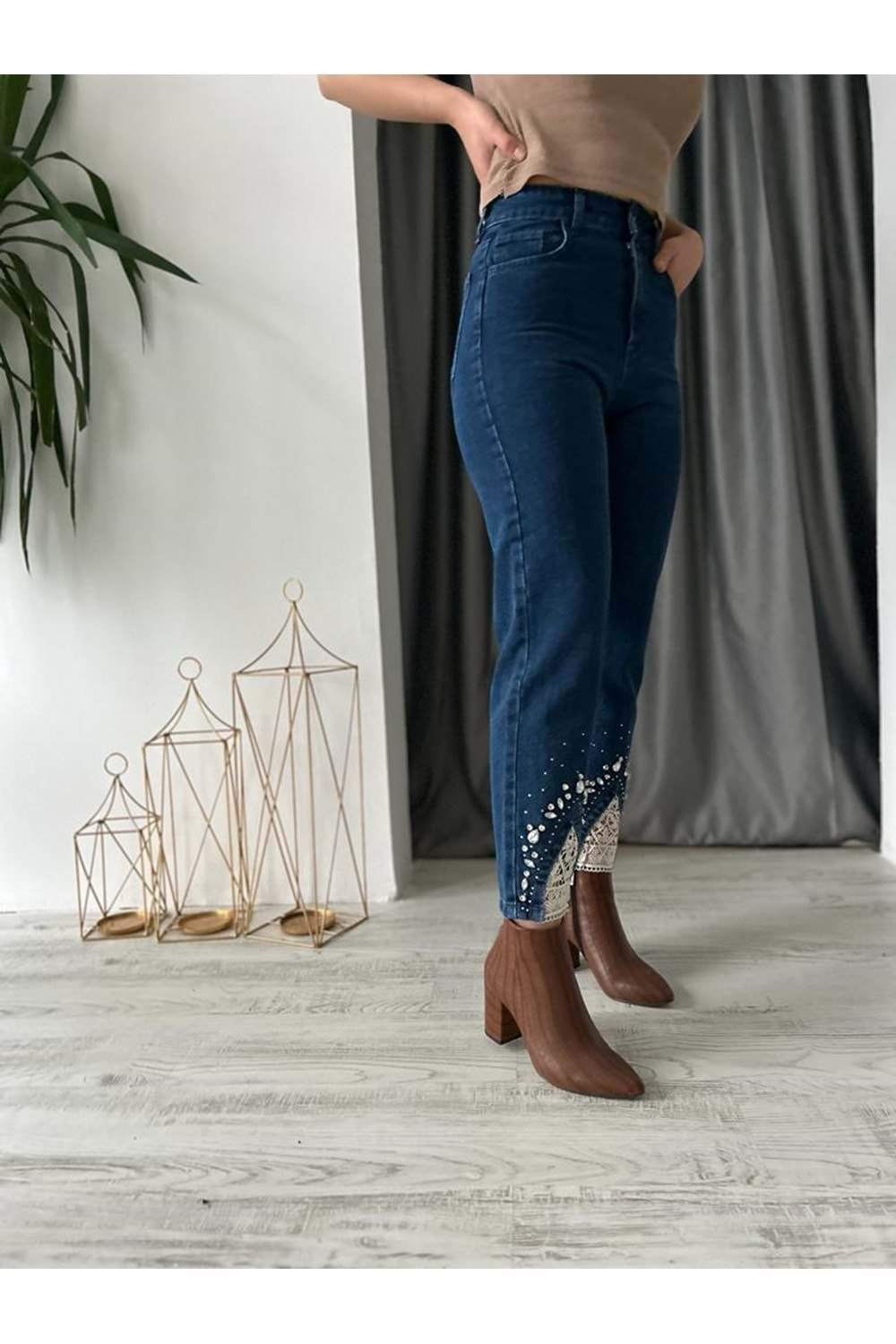 Denim Pantolon 2748 SÇ11 - Lacivert - 36 - AZRA03519-Lacivert-36