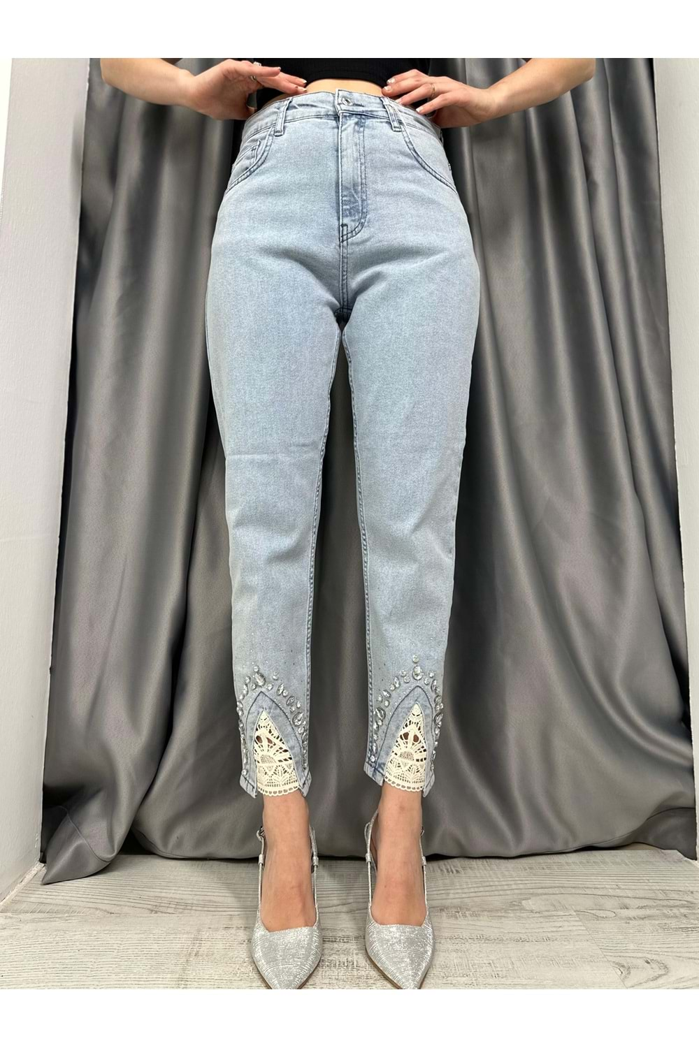 Denim Pantolon 2748 - Mavi - 38 - AZRA03519-Mavi-38