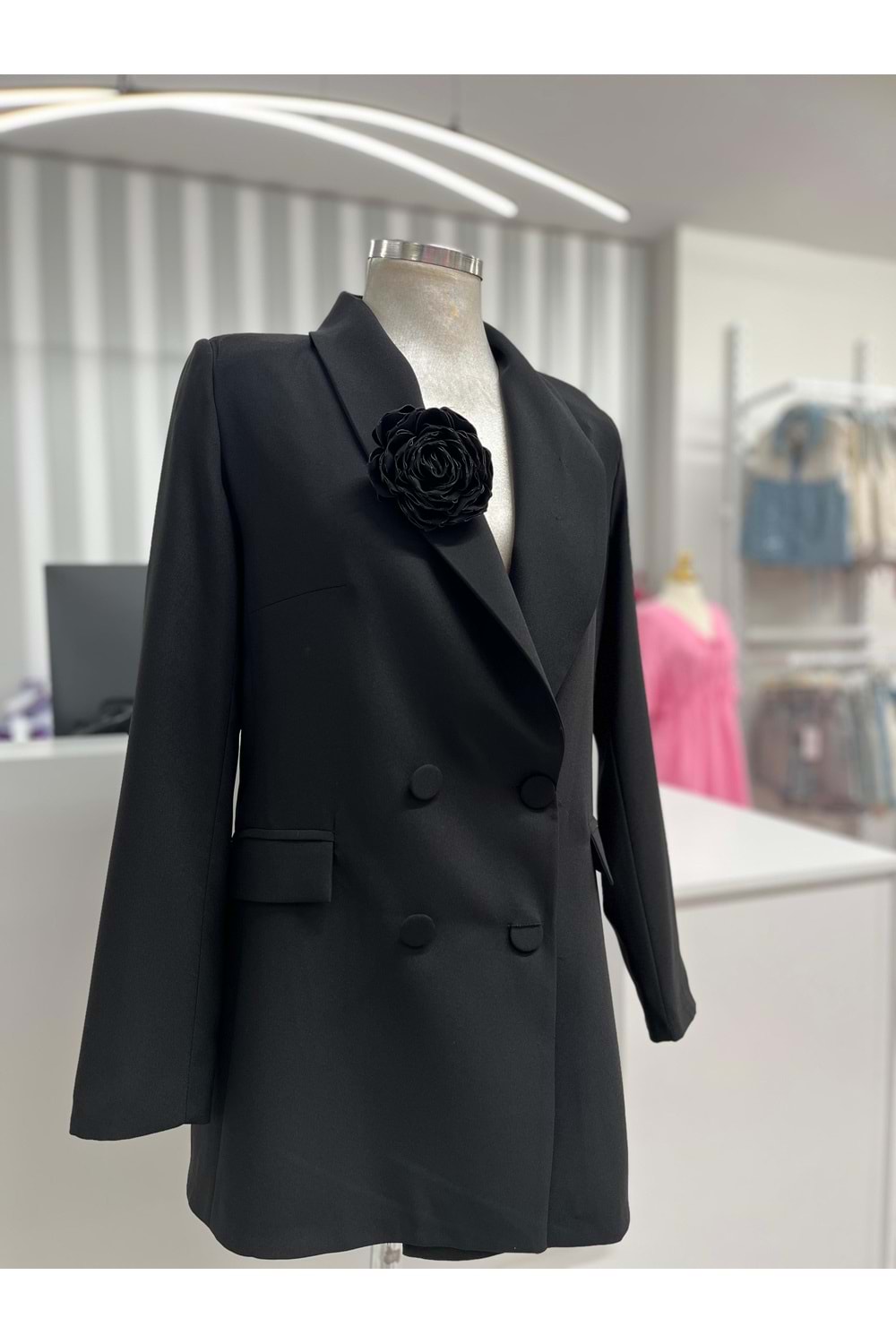 Benoit Aksesuar Detaylı Takım 7121 - Siyah - M