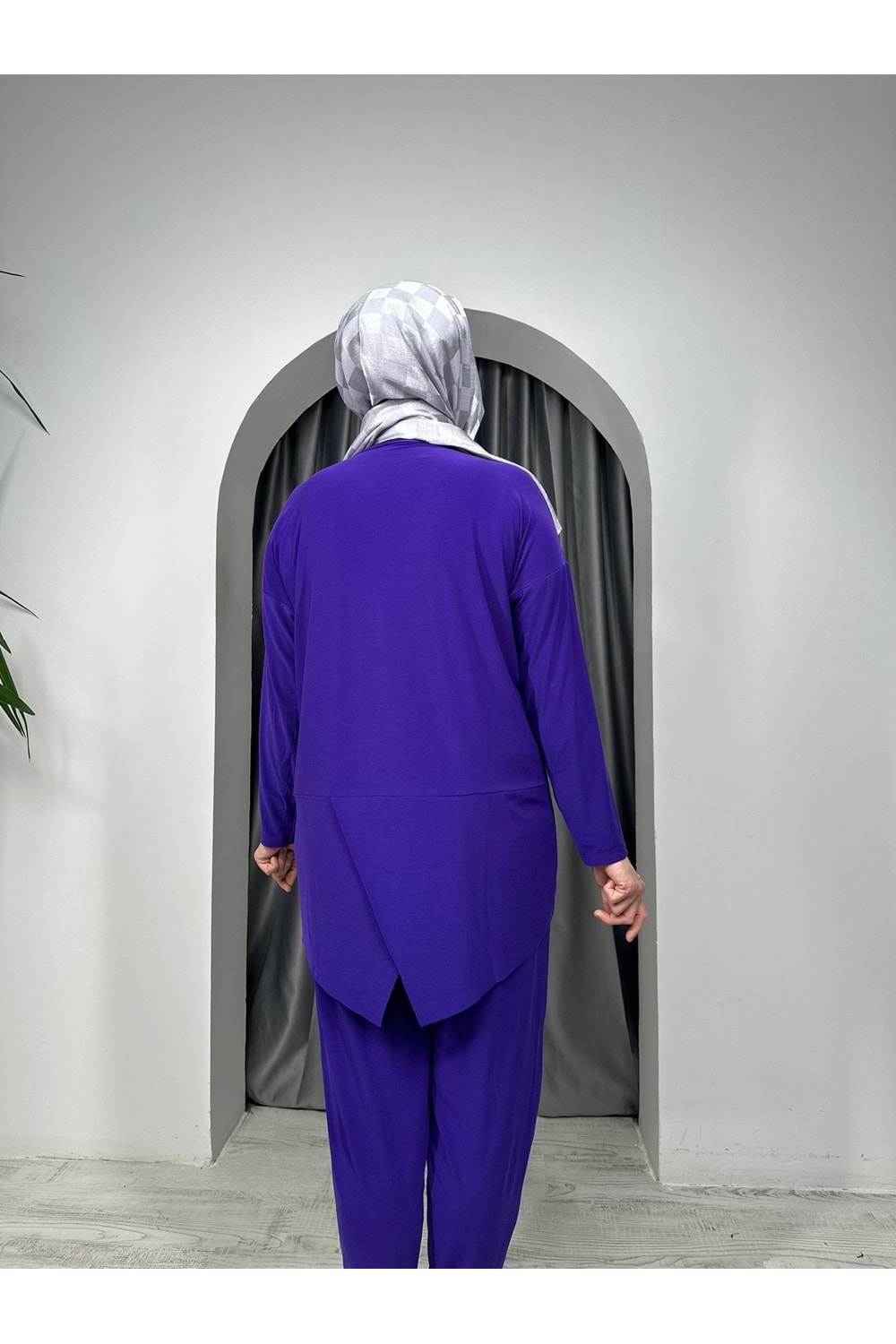 Sendi Makaslı Çımalı Takım 3371 - Mor - S - AZRA05338-44443