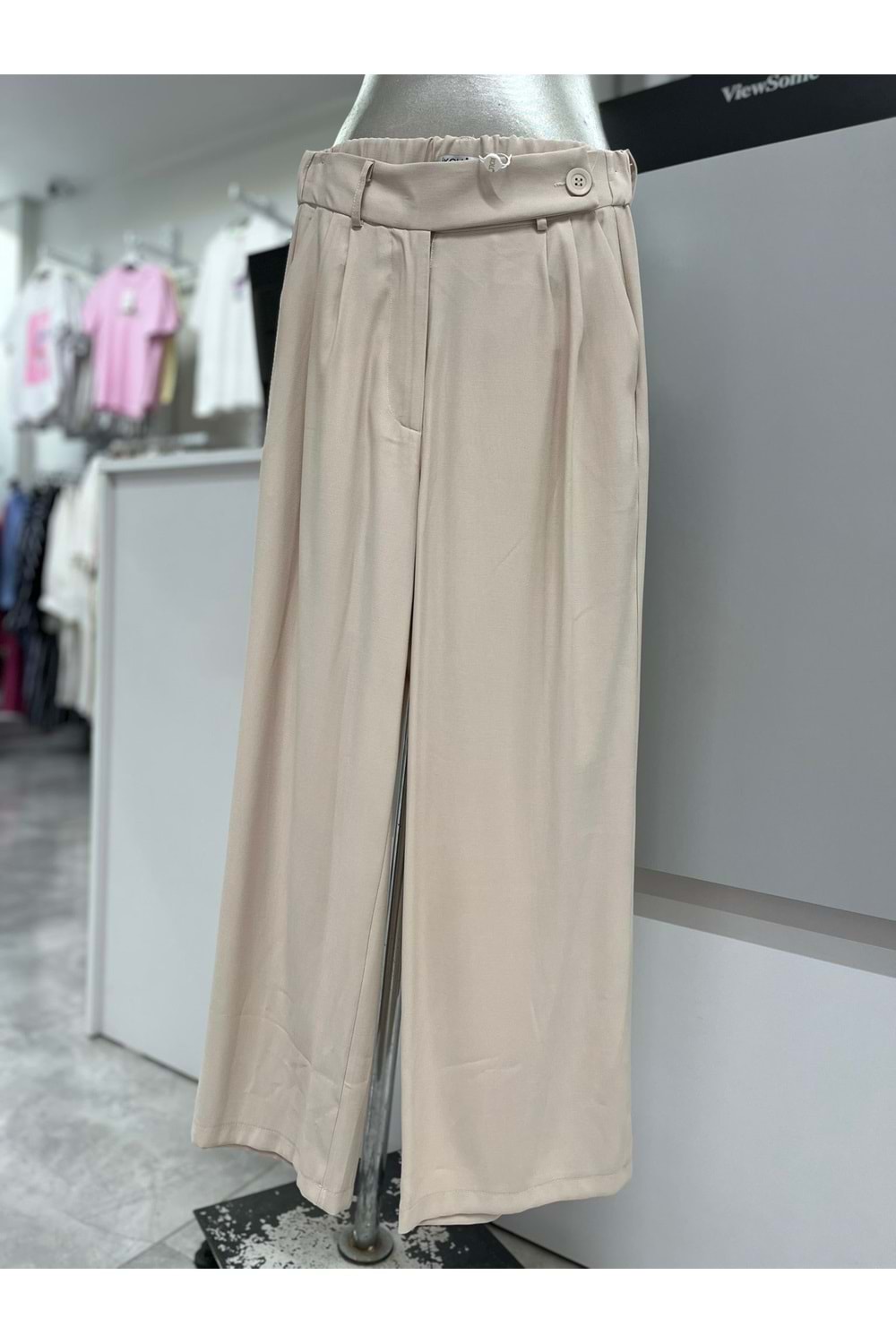 İkoll Palazzo Pantolon 34797 - Bej - L - AZRA05500-46070