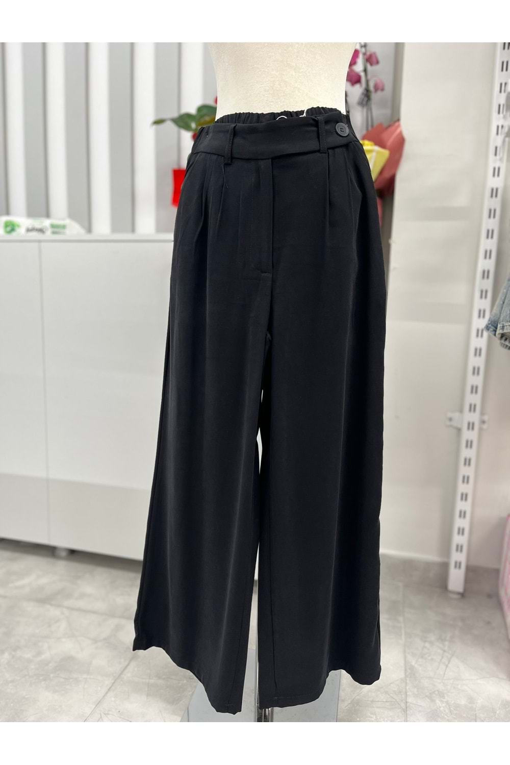 İkoll Palazzo Pantolon 34797 - Siyah - L - AZRA05500-46078