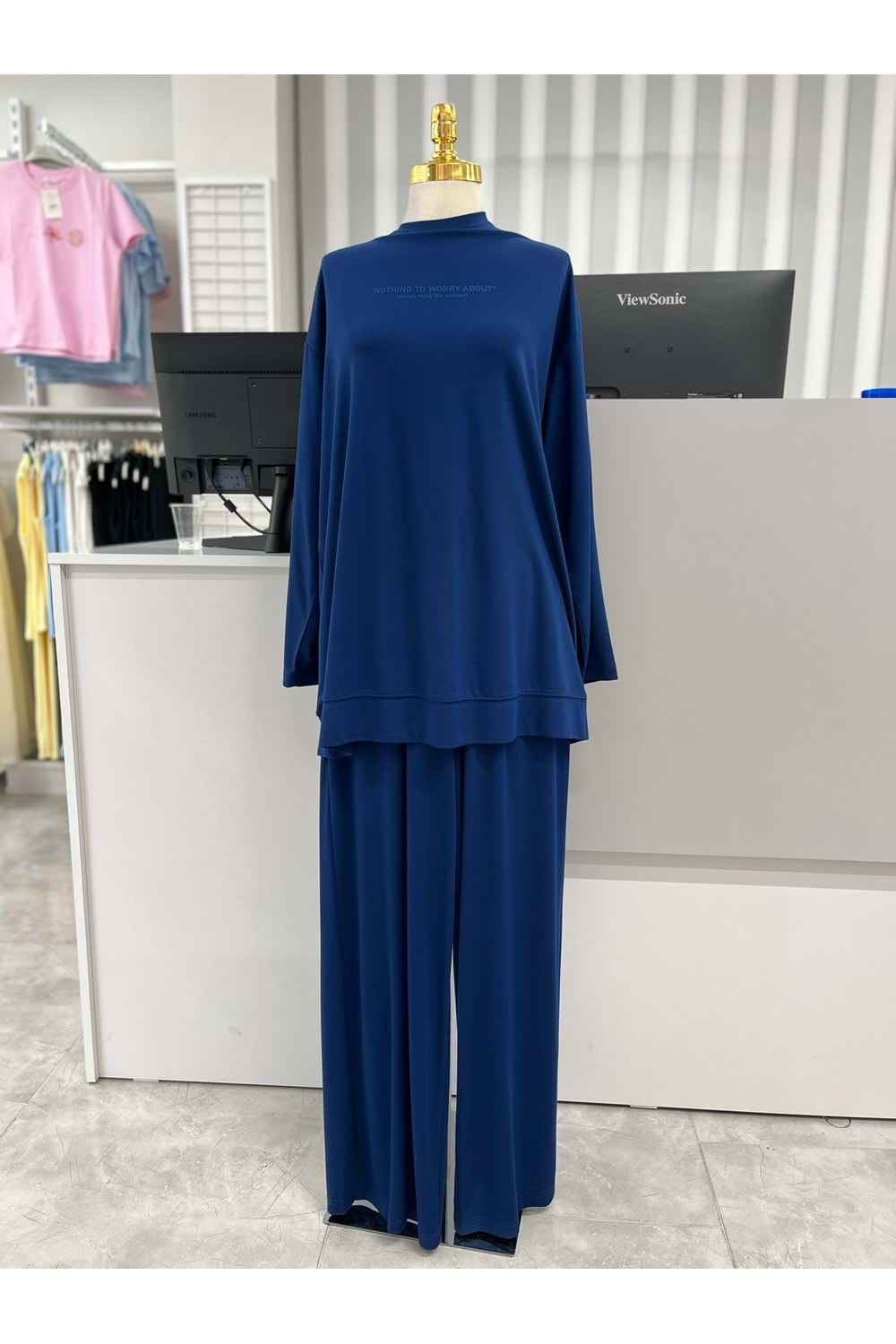 Tonaton Baskılı Basic Takım 34260 - Lacivert - M - AZRA05583-46292