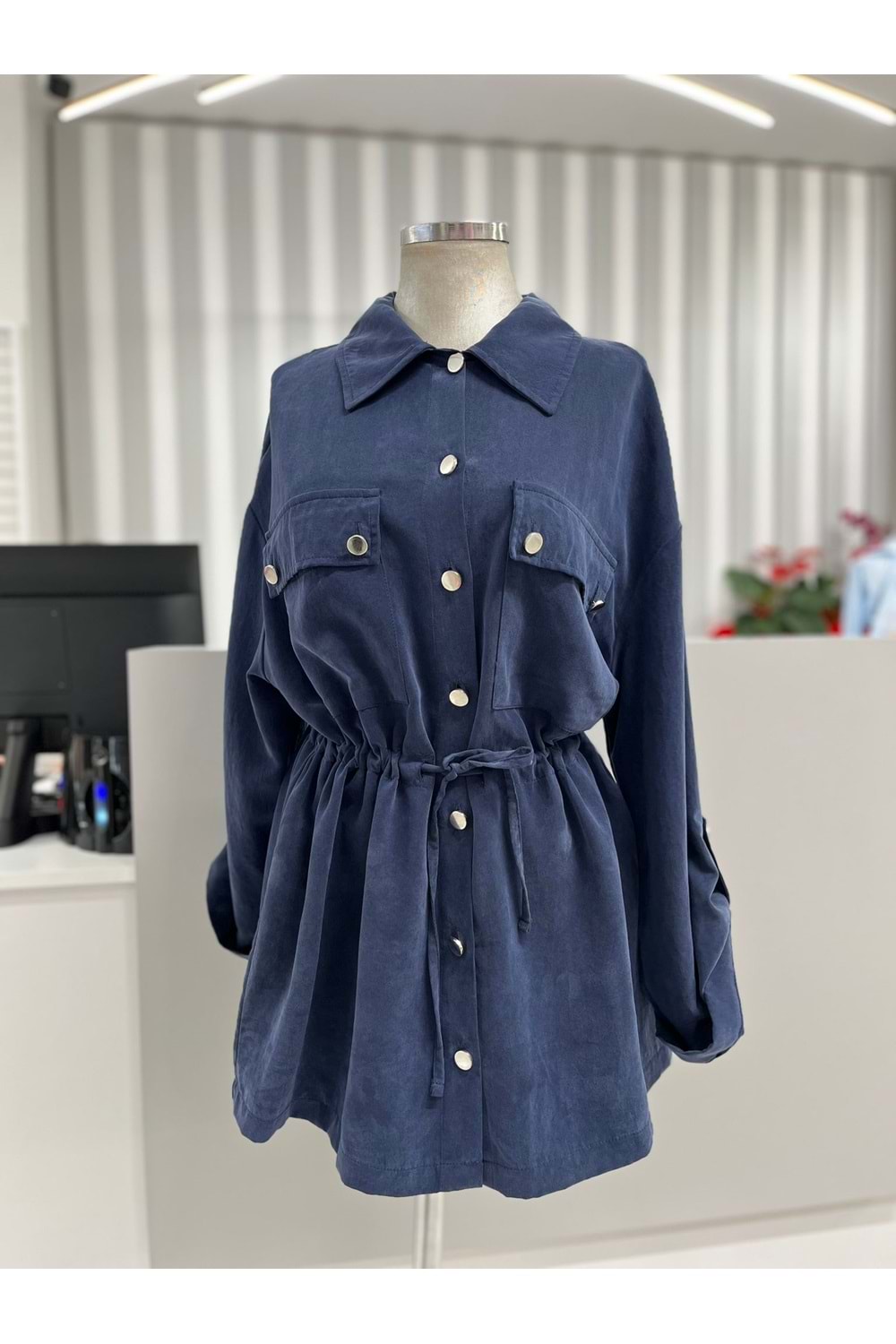 Torba Cepli Kısa Kap 34556 - Lacivert - TEK BEDEN - AZRA05587-46321