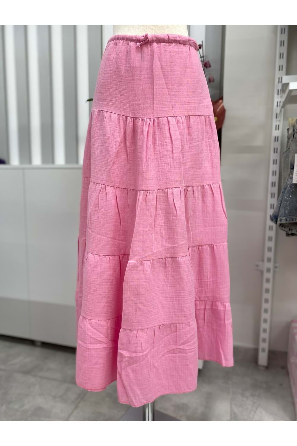 Kat Kat Etek Müslin Kumaş 3308 - Pembe - L