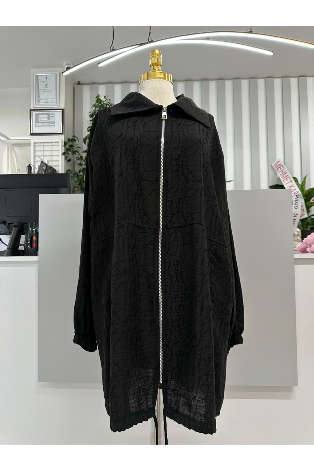 Arkası Nakışlı Kap 3262 - Siyah - L-XL