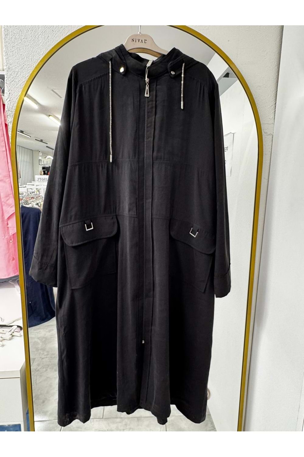 Cep Toklalı Modal Kap 1483 - Siyah - 48 - AZRA06399-52910