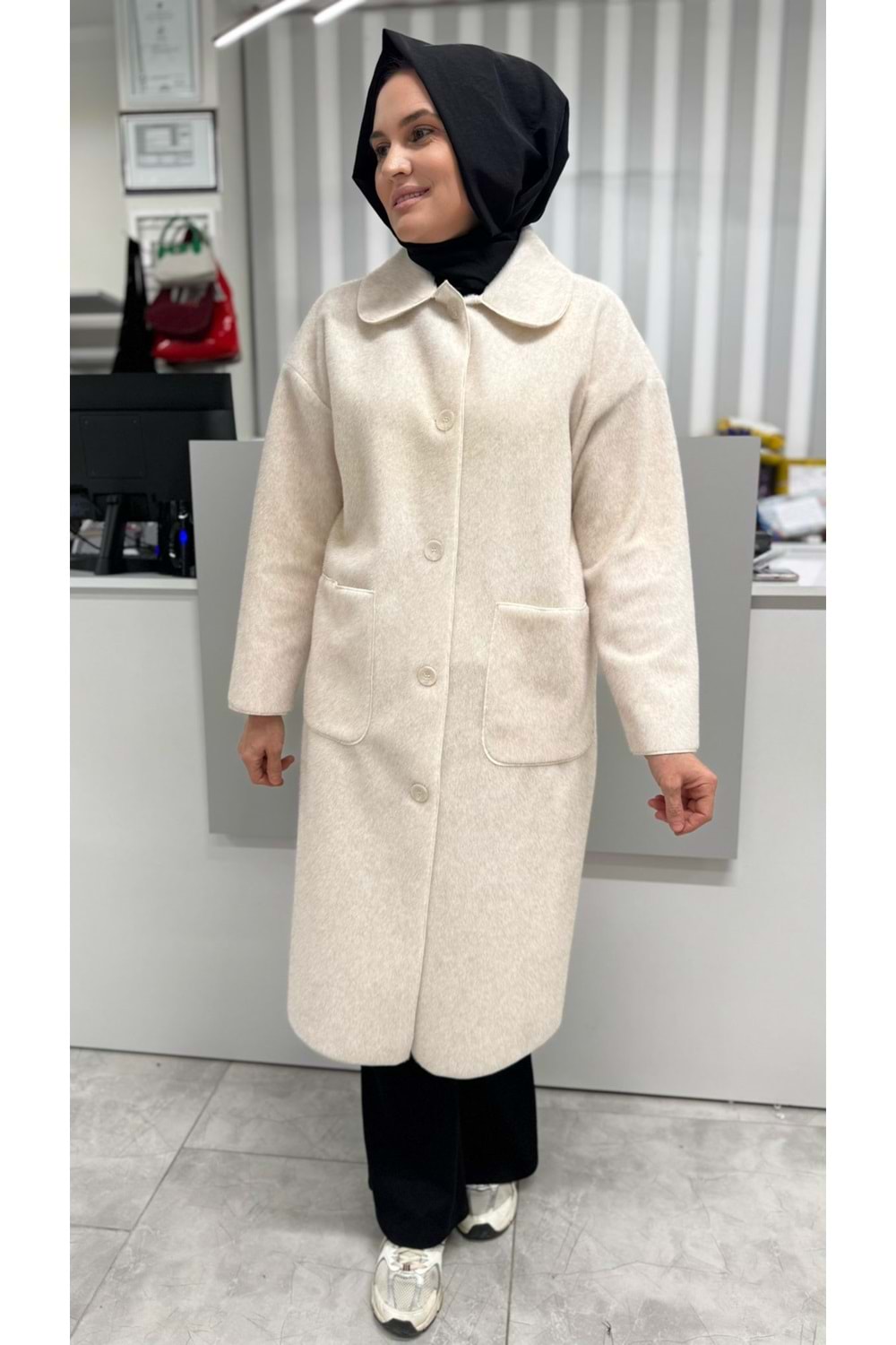 Torba Cepli Oversize Kaban 31134 - Ekru - TEK BEDEN - AZRA06845-55496