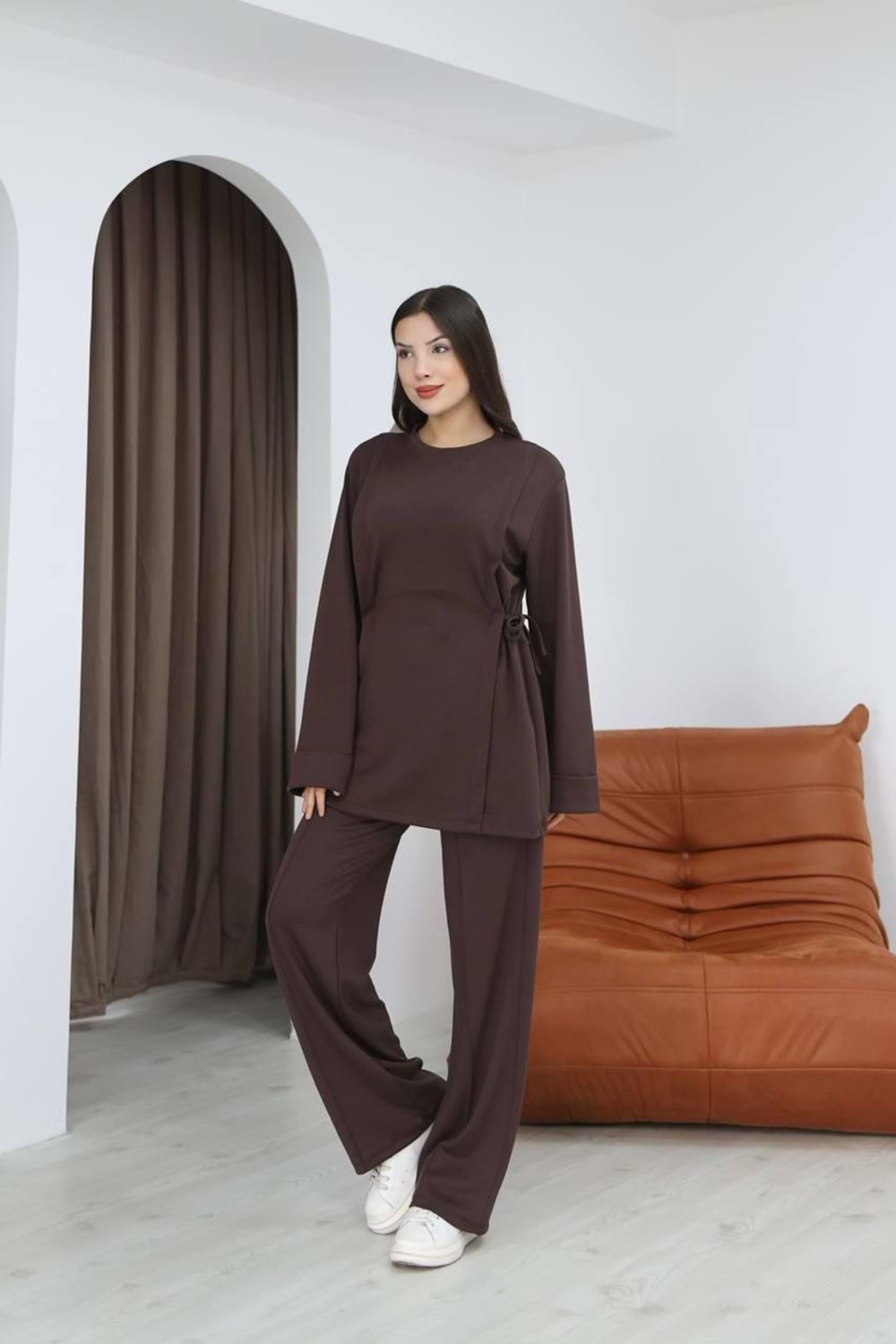 Yanları Bağlamalı Oysho Takım 26225 - Acı Kahve - S - AZRA07147-57180
