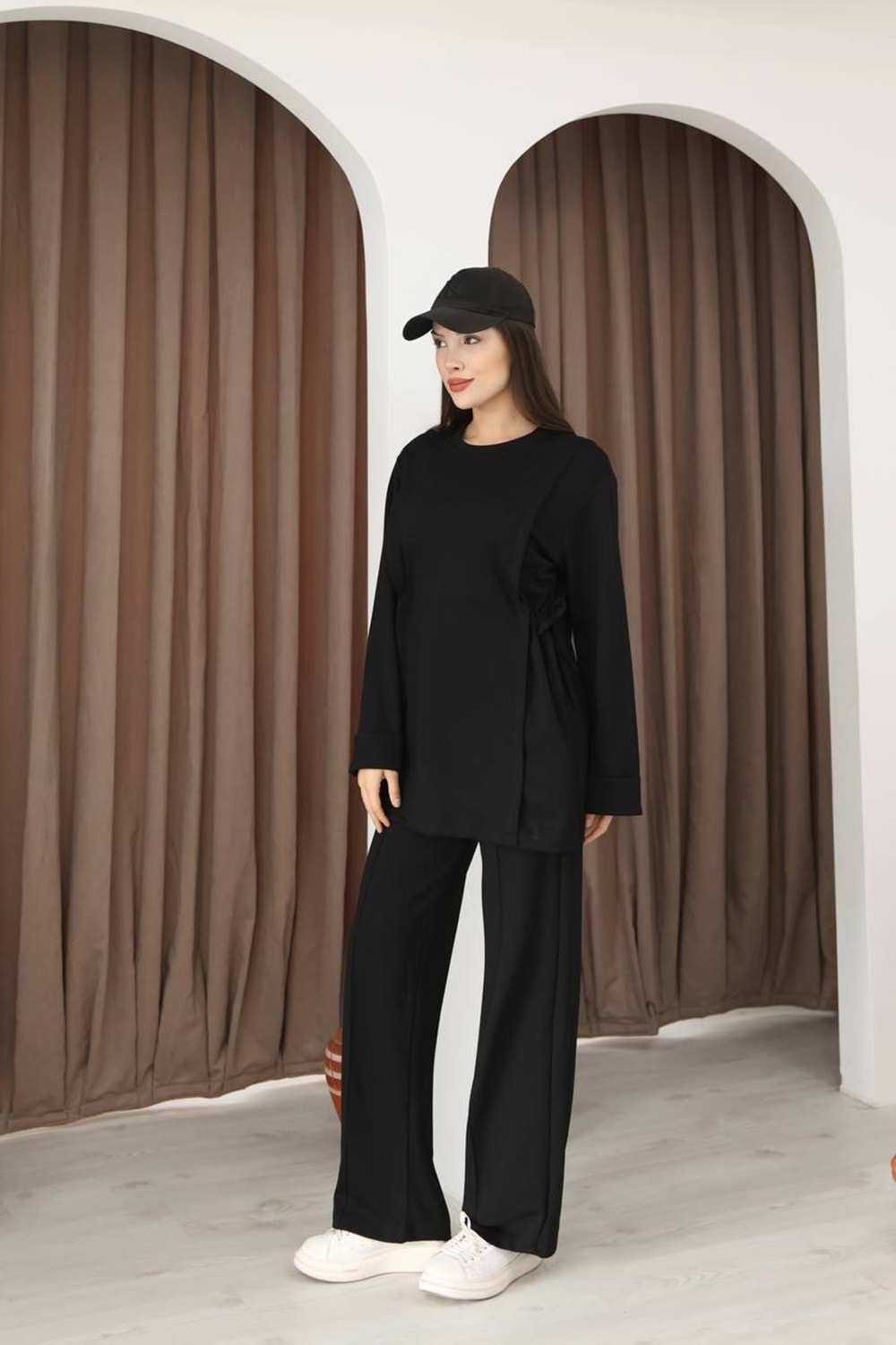 Yanları Bağlamalı Oysho Takım 26225 - Siyah - L - AZRA07147-57186