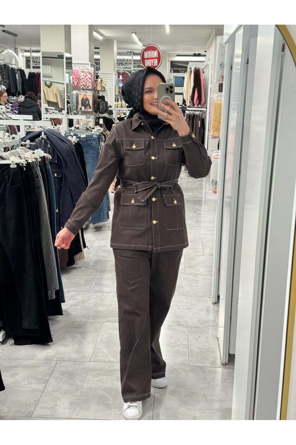 4 Cepli Kot Takım 3345 - Acı Kahve - 44 - AZRA07329-Acı Kahve-44