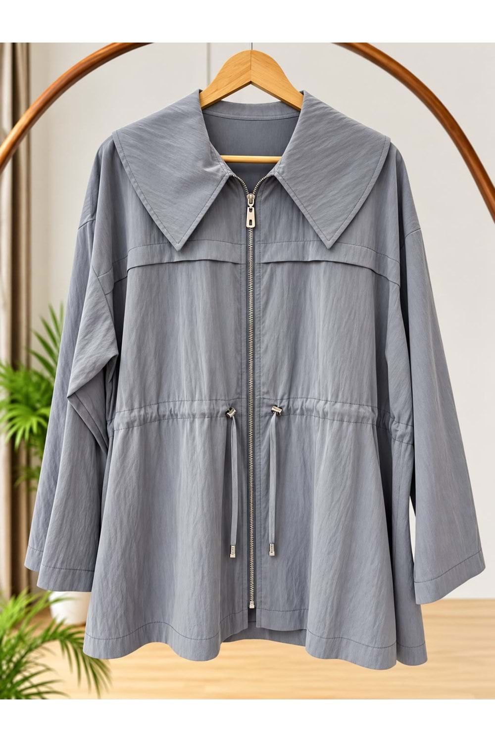 Aller Tünelli Oversize Kap 36908 - Mavi - TEK BEDEN