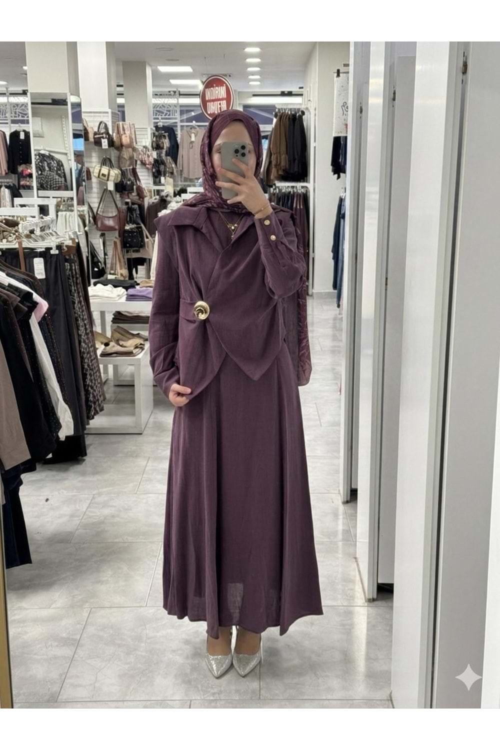 Gold Tokalı Takım 8604 - Bordo - S