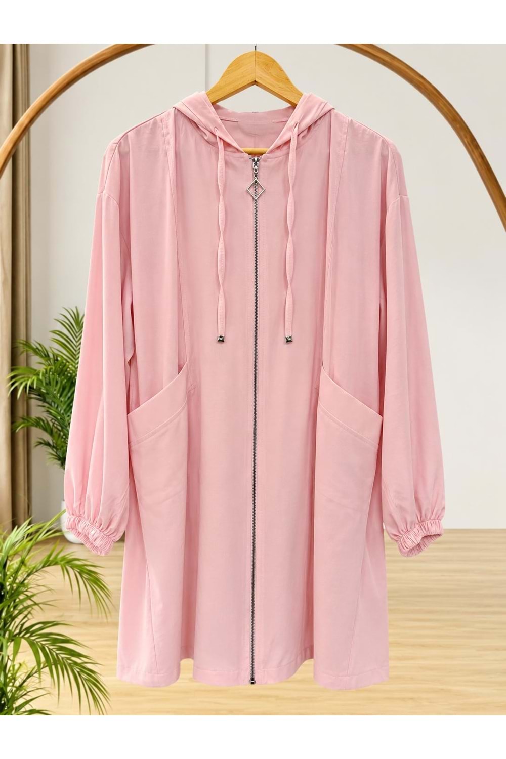 Arkası İşlemeli Kap 140274 - Pembe - 40