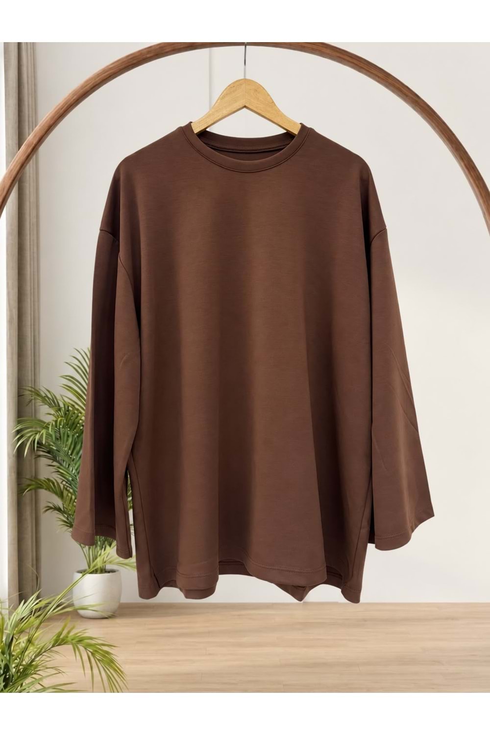 Oysho Salaş Tunik 27134 - Acı Kahve - TEK BEDEN