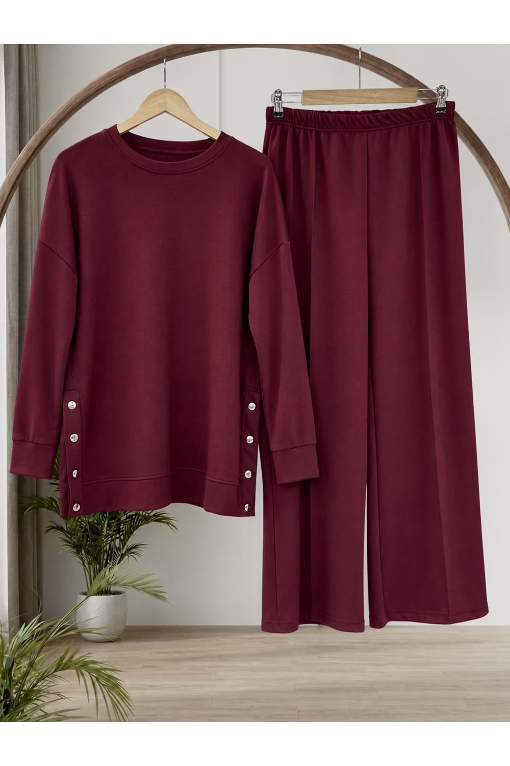 Çıtlı Takım 2006 - Bordo - L-XL - AZRA09215-71905