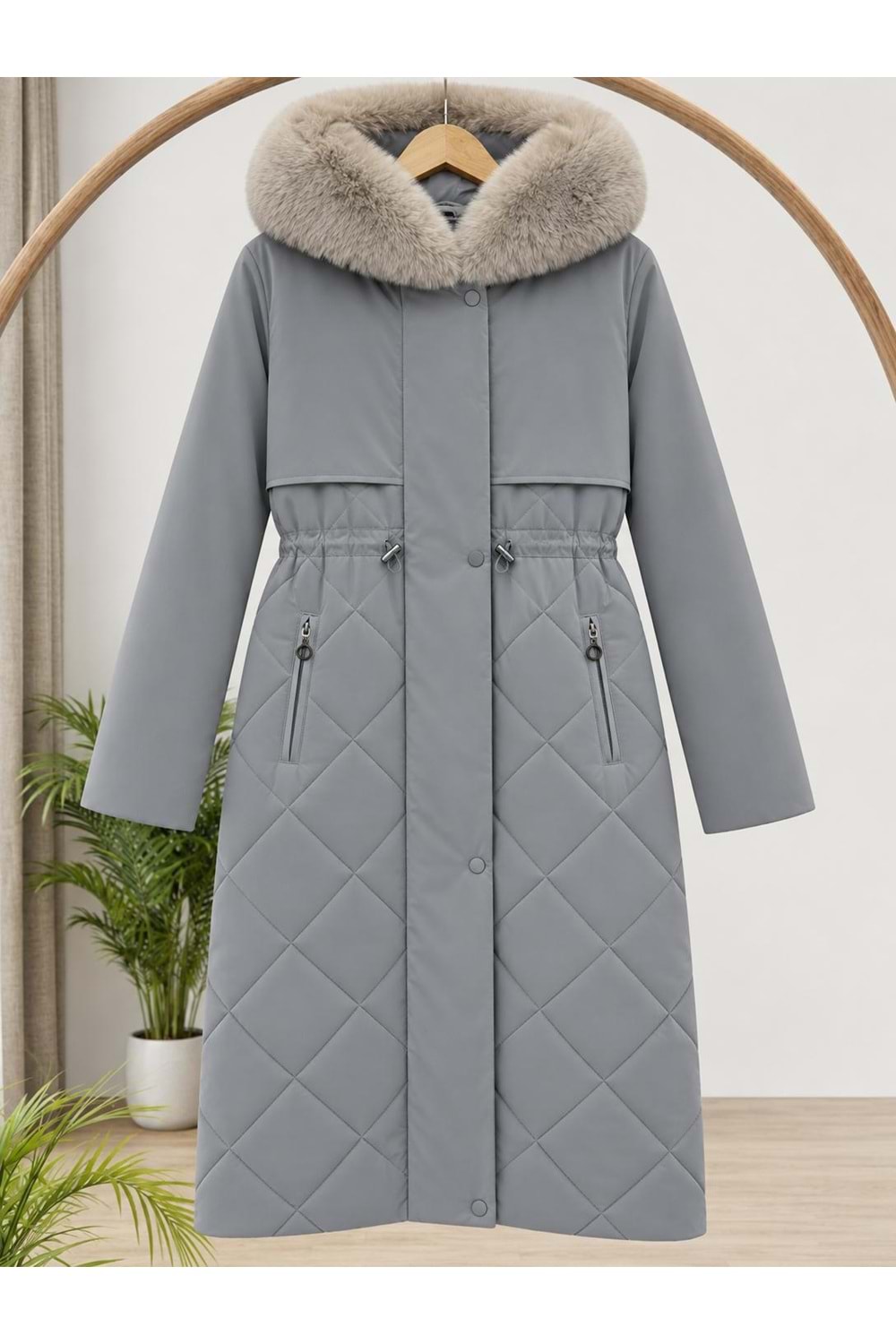 Şişme Mont 5068 - Gri - 40