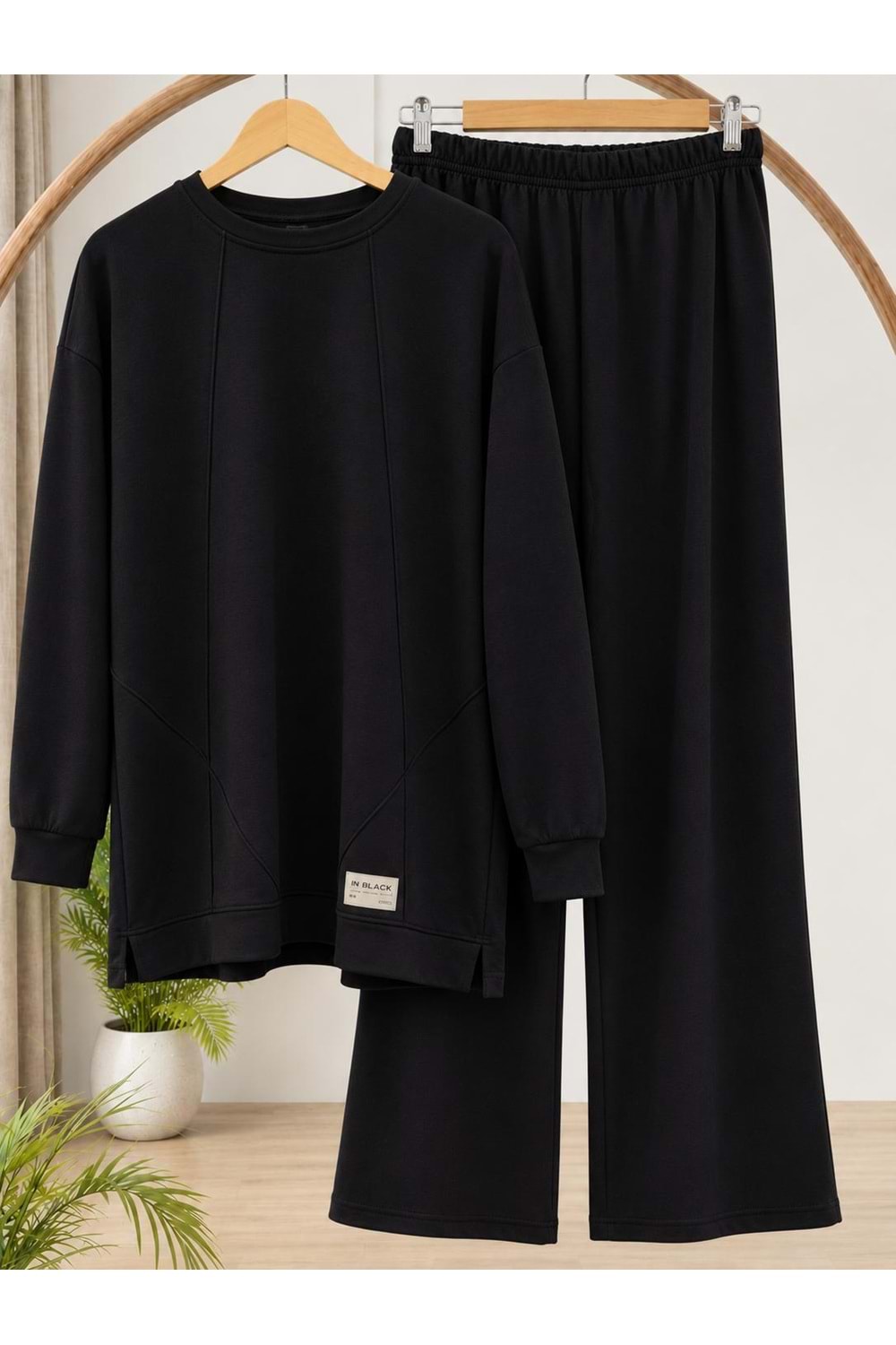 Kampanyalı Çapraz Çımalı Takım 2009 - Siyah - L-XL - AZRA09225-72059