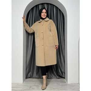 İkoll Torba Cepli Oversize Kaban 31134 - Siyah - TEK BEDEN - AZRA05170-56584