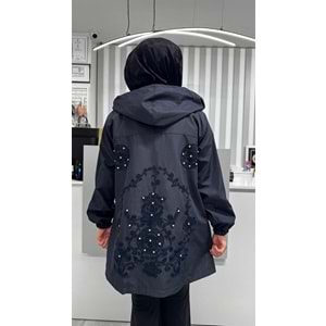 Arkası Nakışlı Kap 2072 - Lacivert - L-XL