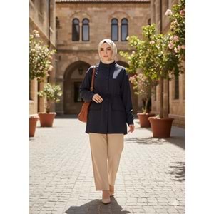 Cep Ve Tünel Detaylı Kap 35623 - Lacivert - S