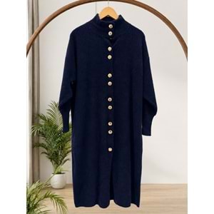 Angora Hırka 1418 - Lacivert - TEK BEDEN