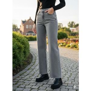 Pullu Kot 190058 - Gri - 38 - AZRA07237-Gri-38